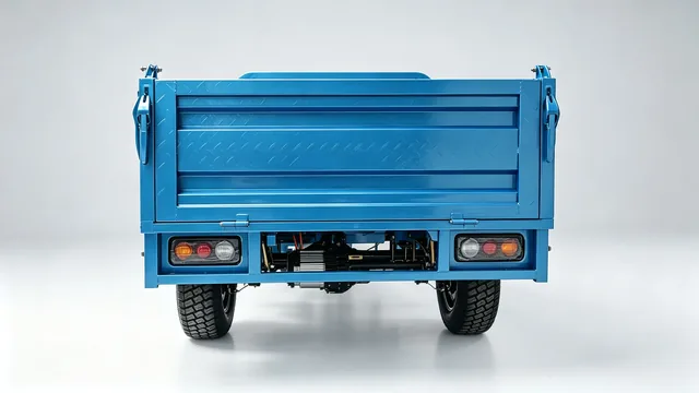 T1800-N-D rear view of the tipping bed