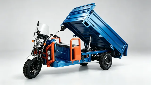 T1800-N-D left front view with the bed raised